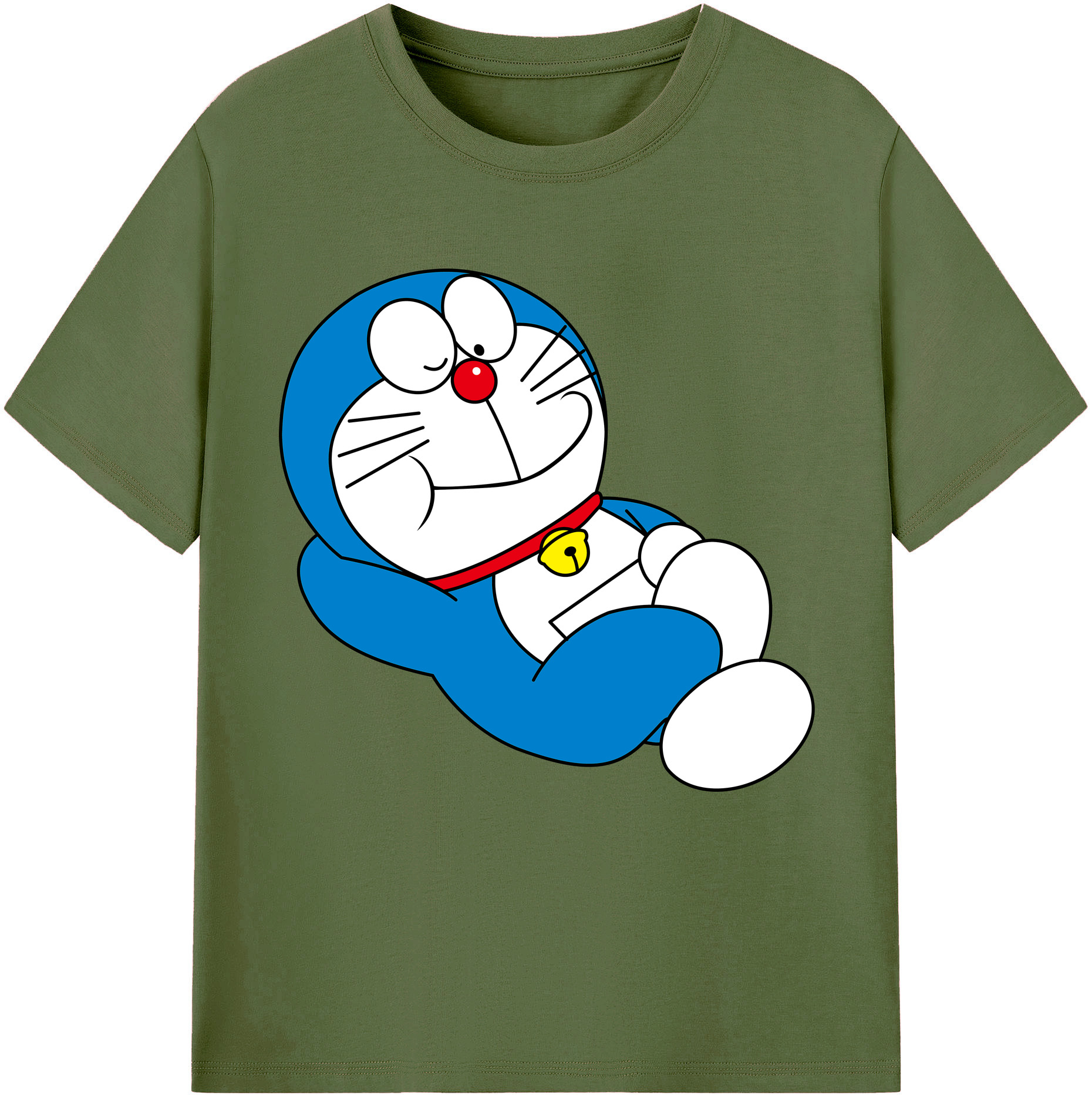 （画像用） ドラえもん Doraemon 綿100％半袖Tシャツ（フロントプリント）